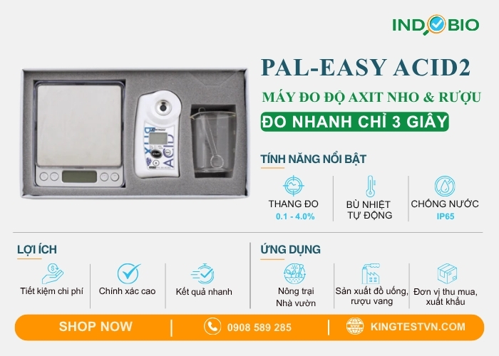 Chi tiết máy đo nồng độ axit ATAGO PAL-EASY ACID2